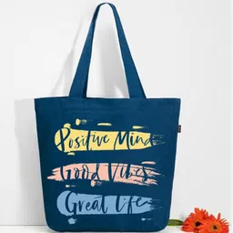 EcoRight Typography Printed Shopper Tote Bag-6