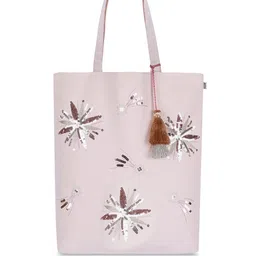 MASQ Embellished Shopper Tasselled Detail Tote Bag-48