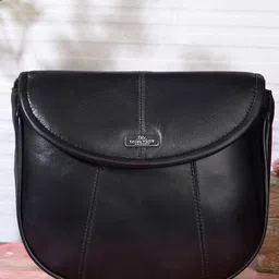 K London Leather Structured Sling Bag-58