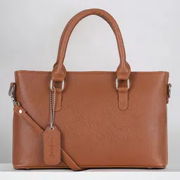 Mast & Harbour Tan Structured Handheld Bag-26