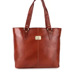 HiLEDER Pure Leather Spacious Shopper Bag-18