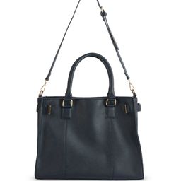 Mast & Harbour PU Oversized Structured Handheld Bag with Tasselled image 2