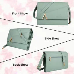 YESSBENZA Structured Sling Bag image 3
