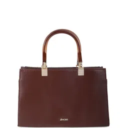 ZEVORA Textured Structured Handheld Bag with Tasselled image 4