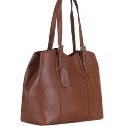 Mast & Harbour Tan Structured Shoulder Bag image 5