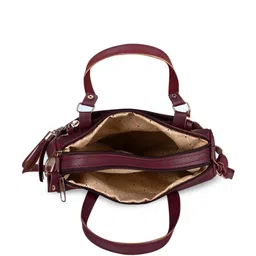 LOREM Structured Handheld Bag with Tasselled image 5