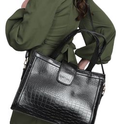 MINI WESST Textured Self Design Structured Handheld Bag-48