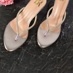 Bella Rosa Embellished Open Toe Kitten Heels-31
