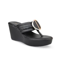 Inc 5 Open Toe Synthetic Wedge Heels-image-57