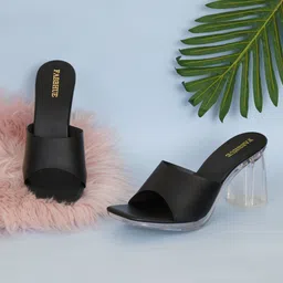 FABBHUE Open Toe Block Heels-9