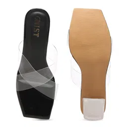 GNIST Cross Strap Open Toe Block Heels image 5