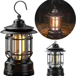 Black Stainless Steel Hanging Lantern-image-81