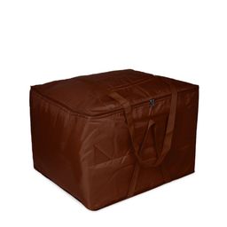 Kuber Industries Brown Foldable Storage Bag Organiser-58