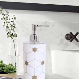 Kuber Industries Star Printed Leak-Proof Soap Dispenser-image-11