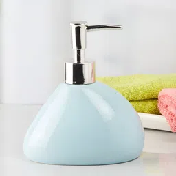 Kookee Blue Abstract Shaped Ceramic Soap Dispenser-30