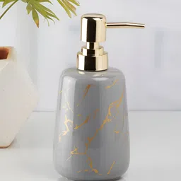 Kookee Grey Abstract Ceramic Soap Dispenser-28