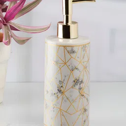 Kookee Grey Abstract Ceramic Soap Dispenser-49