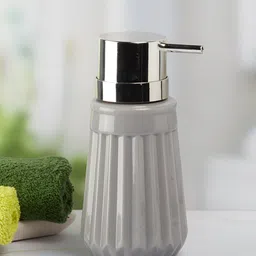 Kookee Grey Abstract Ceramic Soap Dispenser-57