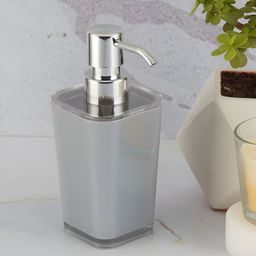 Kookee Grey Cylinder Shaped Soap Dispenser-2
