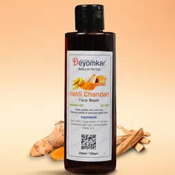 Deyomkar Unisex Natural Herbal Haldi Chandan Facewash & Cleanser-32