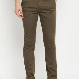 Cantabil Men Comfort Mid-Rise Cotton Regular Trousers-image-90