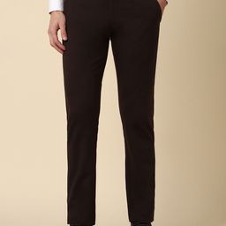 Allen Solly Men Cotton Mid-Rise Slim Fit Formal Trouser-image-39