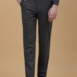 Greenfibre Men Slim Fit Formal Trousers-46