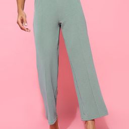 The Roadster Lifestyle Co. Women Green Relaxed Straight Leg High-Rise Easy Wash Trousers-image-98