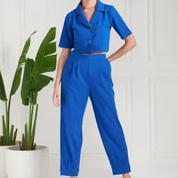 Athena Immutable Lapel Collar Top With Trouser Co-Ords-picture-8