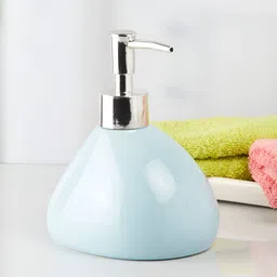 Kookee Blue Abstract Shaped Ceramic Soap Dispenser image 3