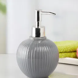 Kookee Grey Abstract Ceramic Soap Dispenser image 4