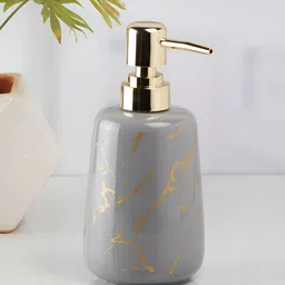 Kookee Grey Abstract Ceramic Soap Dispenser image 3