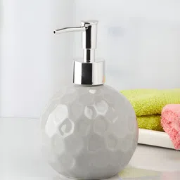 Kookee Grey Abstract Ceramic Soap Dispenser image 3