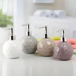 Kookee Grey Abstract Ceramic Soap Dispenser image 2