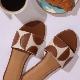 CAI Open Toe Flats image 1