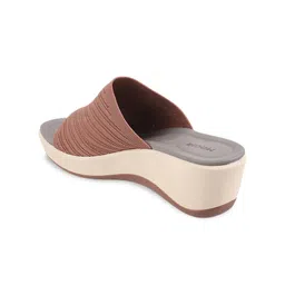 Mochi Textured Open Toe Comfort Heel Mules image 3
