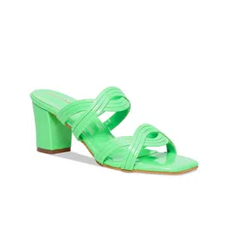 ERIDANI Strappy Open Toe Block Heels image 2