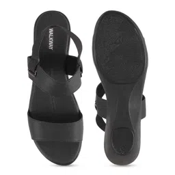 WALKWAY by Metro Open Toe Wedge Heels With Backstrap image 5