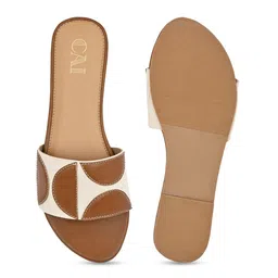 CAI Open Toe Flats image 5