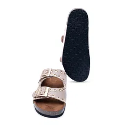 Dapper Feet-Fancy Nancy Embellished Open Toe Flats image 2