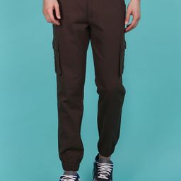 V-Mart Men Mid-Rise Cotton Cargos Trousers-image-79