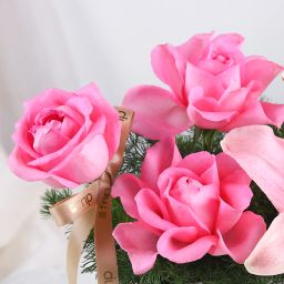 Personalised Anniversary Roses In Table Organiser image 2