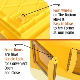 Kuber Industries Yellow 2 Pieces Reusable Drawer Organisers image 5