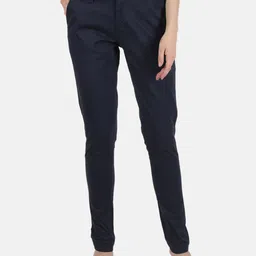Monte Carlo Women Cotton Formal Trousers-image-35