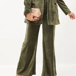 SASSAFRAS Women Mid Rise Parallel Trousers-image-56