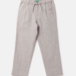 United Colors of Benetton Boys Mid Rise Pleated Trousers-image-59