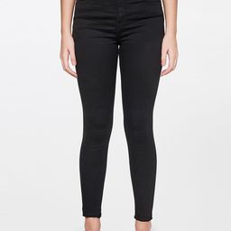 AND Women Black Solid Slim Fit Stretchable Jeans-picture-29