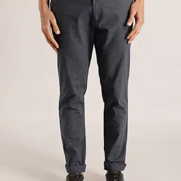 Indian Terrain Men Brooklyn Slim Fit Formal Trousers-picture-45