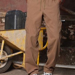 The Roadster Lifestyle Co. Men Parachute Fit Mid-Rise Pure Cotton Cargo Trousers-picture-42