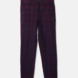 United Colors of Benetton Boys Multicoloured Checked Trousers-image-47